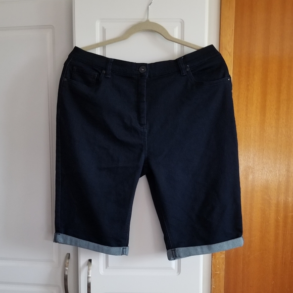 j jess Pants - 🍭j Jess dark blue denim bermuda style shorts